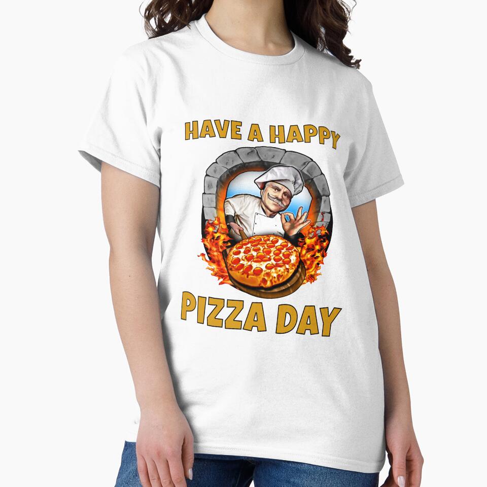 Funny Sarcastic Pizza Humor Have A Happy Pizza Day. by fantasticdesign Unisex , , , Long Sleeve Tee