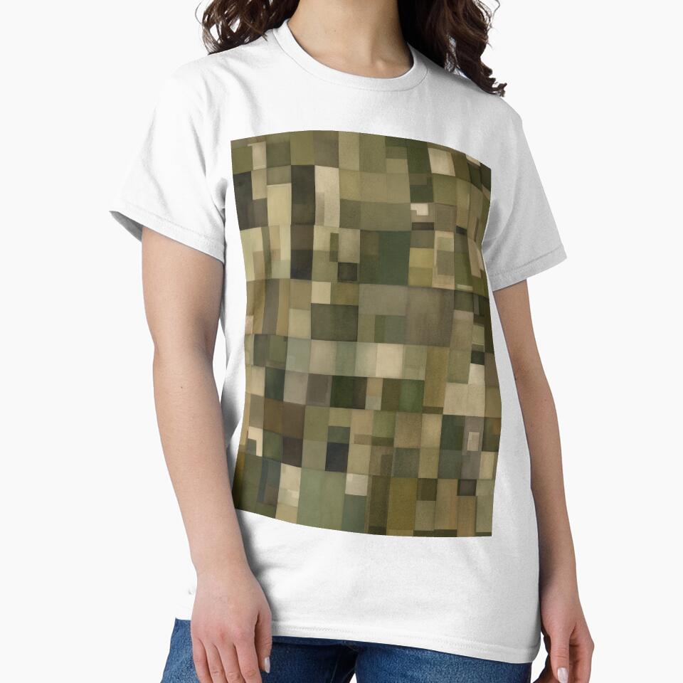 Organic Grid – Earth-Toned Abstract Squares by newnomads-art