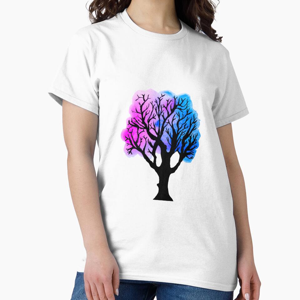 Cotton candy tree by Purpledemon16 Unisex , , , Long Sleeve Tee