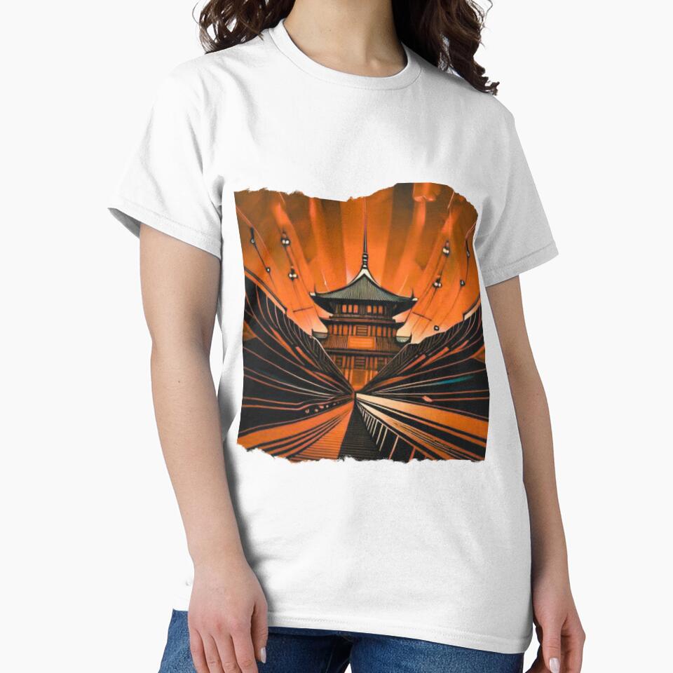 A Timeless Japanese Design by ROYALBIRDS Unisex , , , Long Sleeve Tee