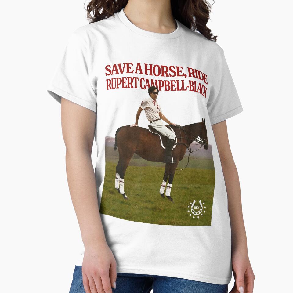 Save a Horse, Ride Rupert Campbell-Black by charmingdearie Unisex , , , Long Sleeve Tee