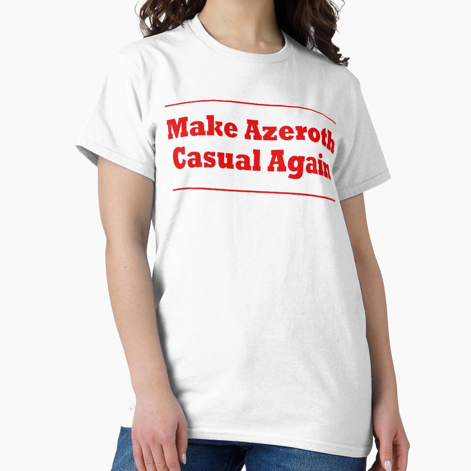 Make Azeroth Casual Again by casualcoo Unisex , , , Long Sleeve Tee