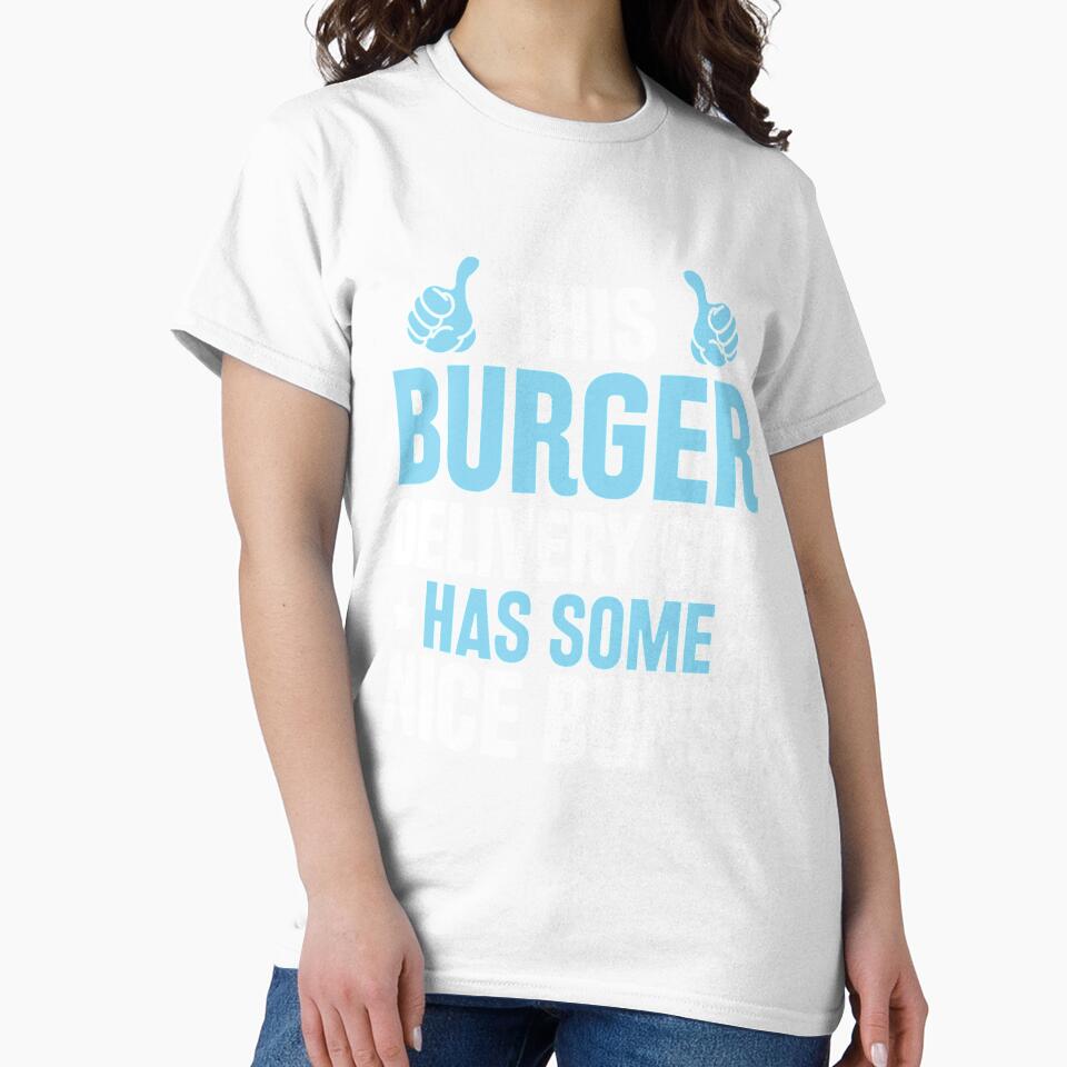 This burger delivery guy by StarcyWol Unisex , , , Long Sleeve Tee