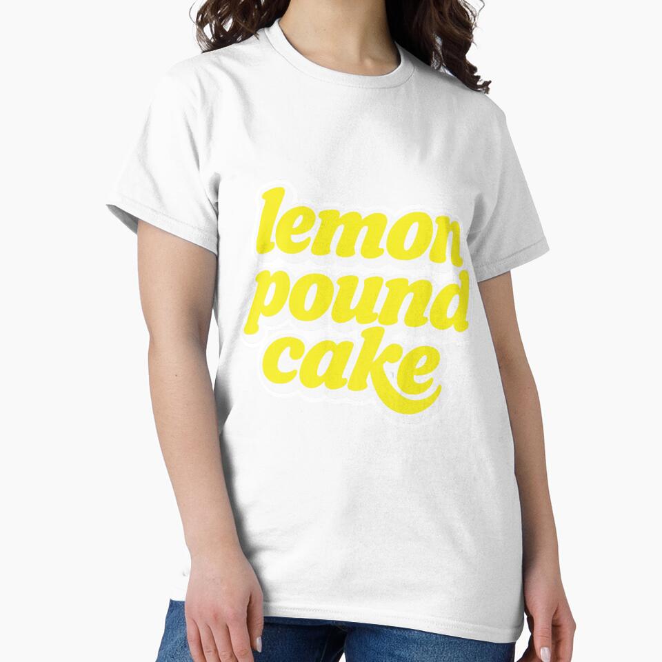 Lemon Pound Cake Dessert Lover Cute Bakery Aesthetic Sweet Treat Design by kiralynstration