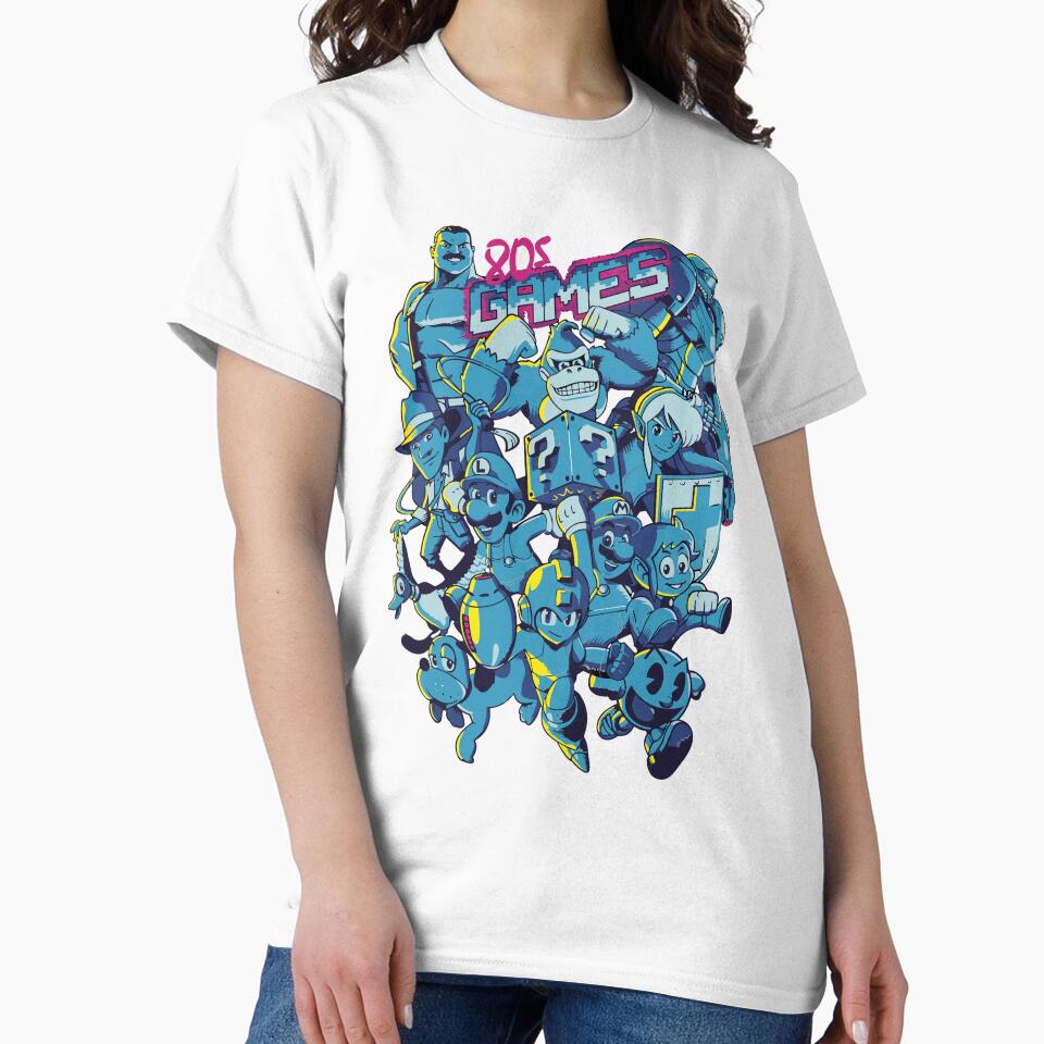 80s Games by MangaCortaTees Unisex , , , Long Sleeve Tee