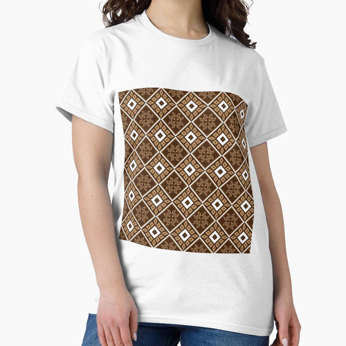 A playful yet grounded boho seamless pattern with tribal geometric design by zephstudoartist