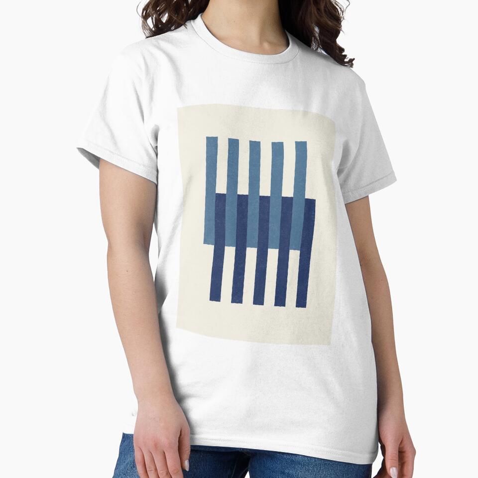 Lines Aligned - Blue Navy by moonlightprint