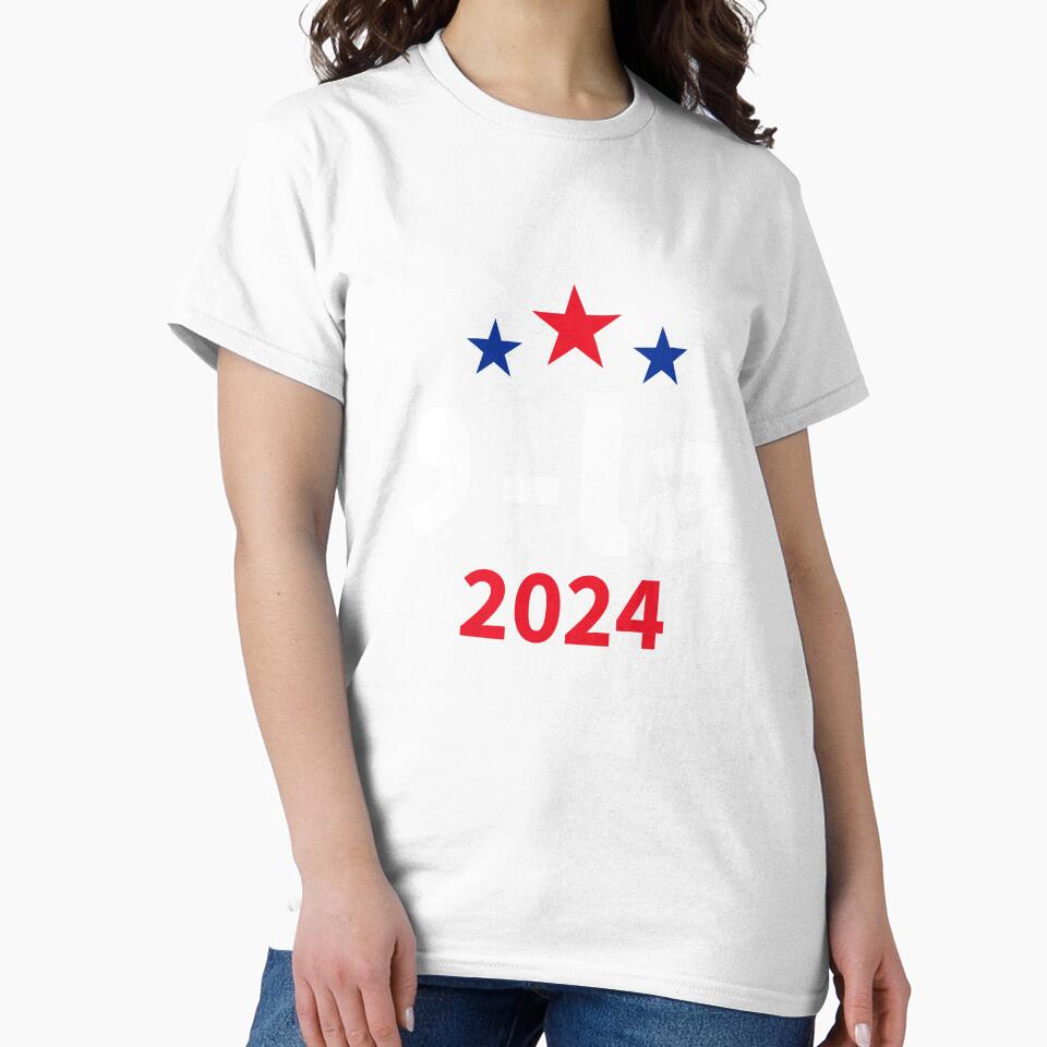 Comma-La Shirt, Kamala Harris 2024 for President Campaign for Men Women by ynsben Unisex , , , Long Sleeve Tee