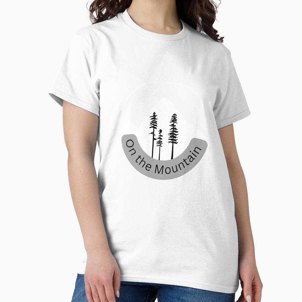 On the Mountain by Finolca Unisex , , , Long Sleeve Tee