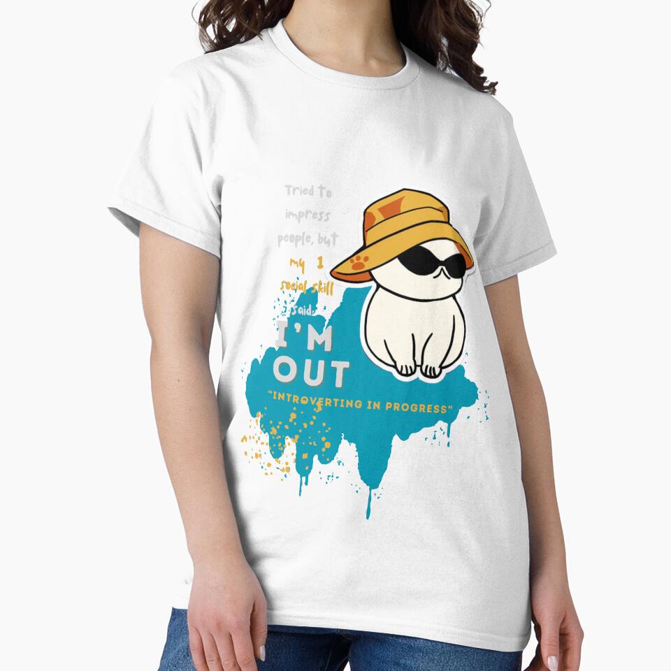 Social skills said I'm out by TertlPeak by kaez Unisex , , , Long Sleeve Tee