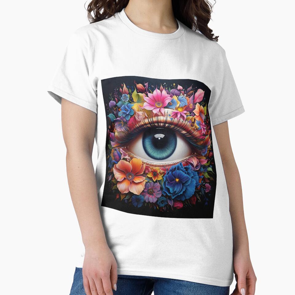 Floral and psychedelic eye that sees the future - 03. by br3wow