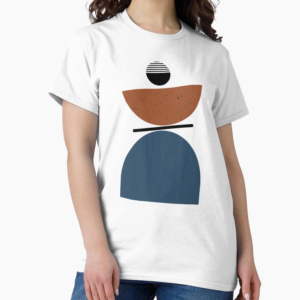 Unbalance Blue And Brown by ArunikaPrints