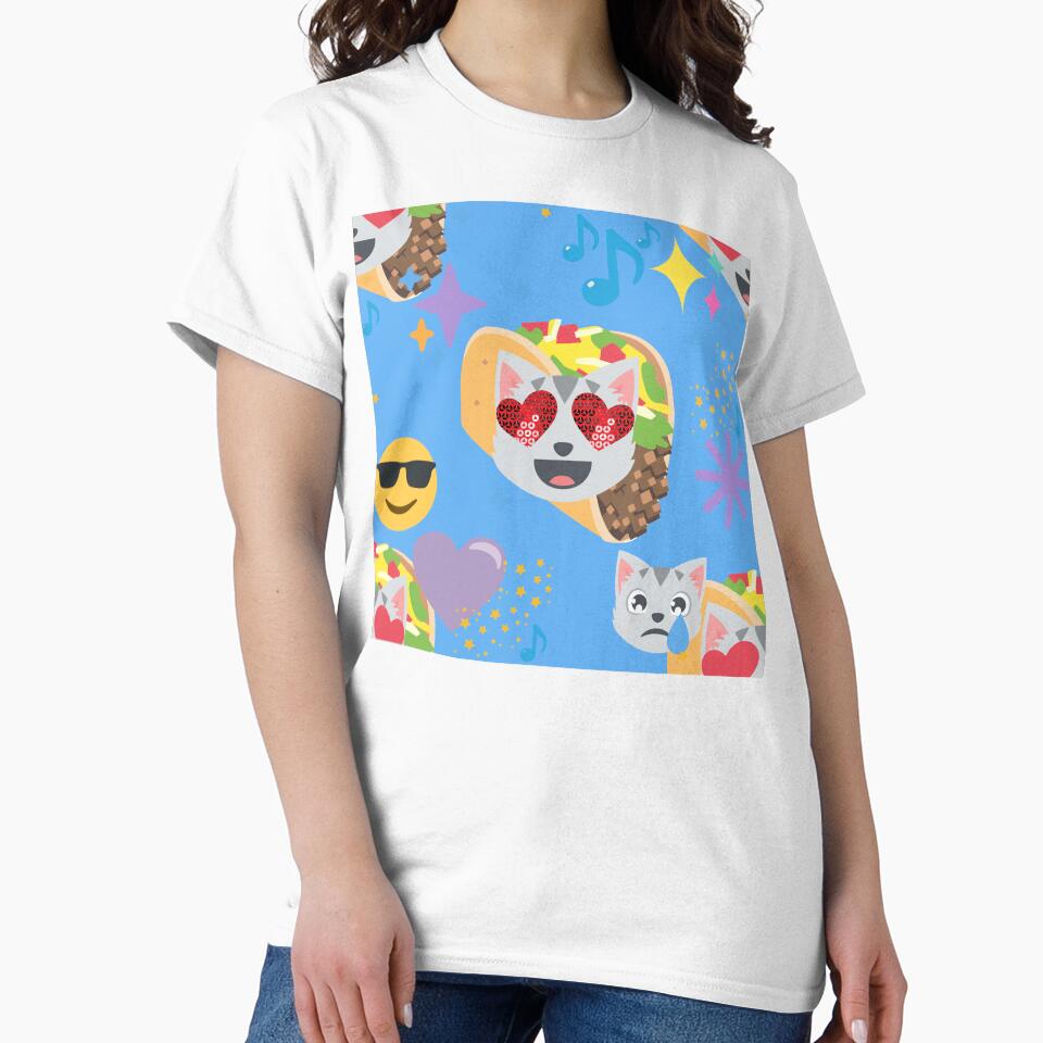 taco cat emoji by Gossip Rag Unisex , , , Long Sleeve Tee
