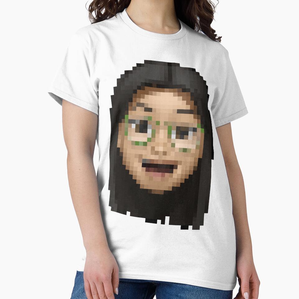 Pixel head by SeaFury and Pete Unisex , , , Long Sleeve Tee