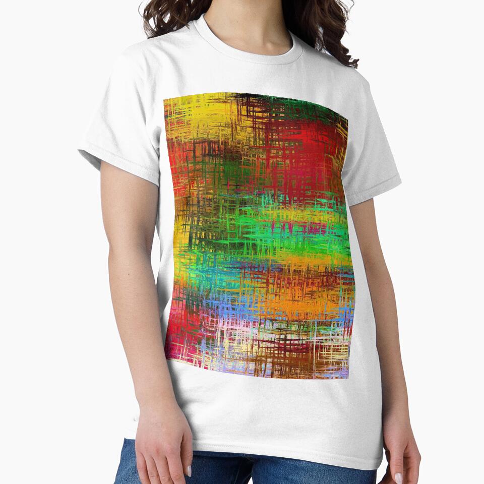 Multi colored Pattern by Vicky021 Unisex , , , Long Sleeve Tee