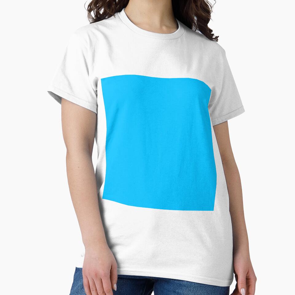 color deep sky blue by kultjers Unisex , , , Long Sleeve Tee