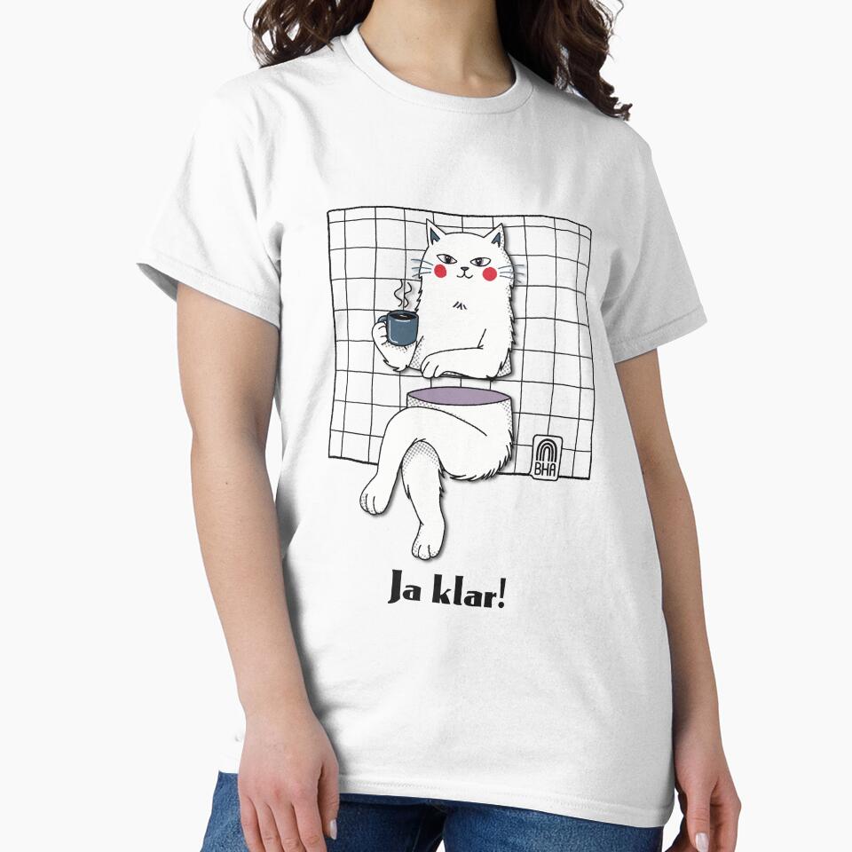 No. 13 RB, yes of course! - #cat #coffee #chill by BHA- Unisex , , , Long Sleeve Tee
