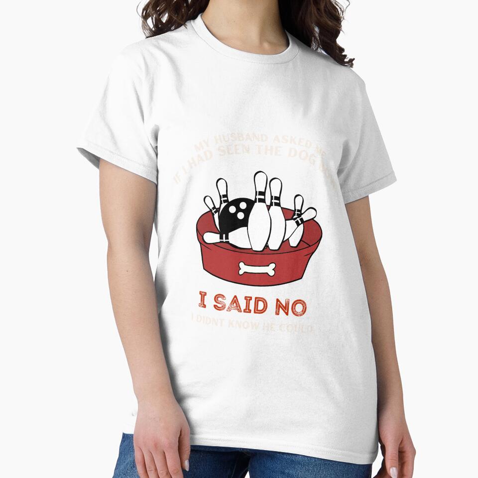 Dog Bowl Dad Joke by Poonam Shinde Unisex , , , Long Sleeve Tee