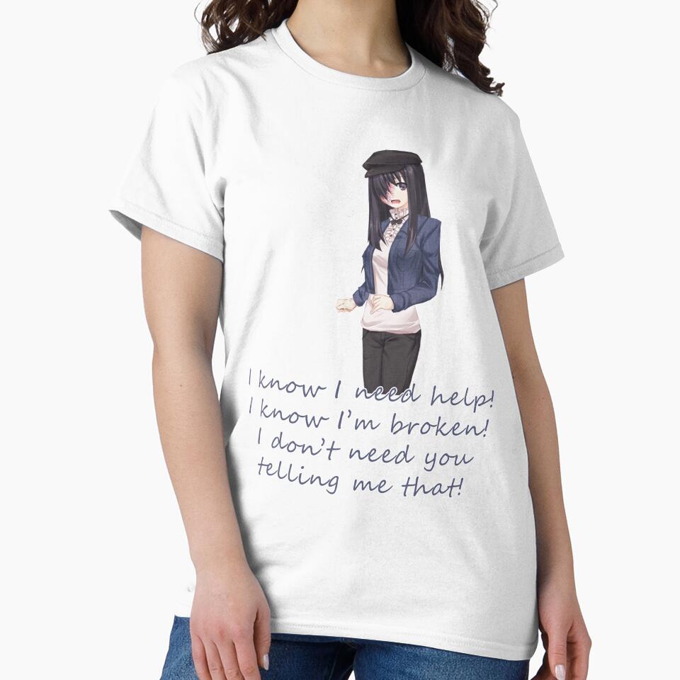 Hanako - Katawa Shoujo ( Quote ) by LoveLynx Unisex , , , Long Sleeve Tee