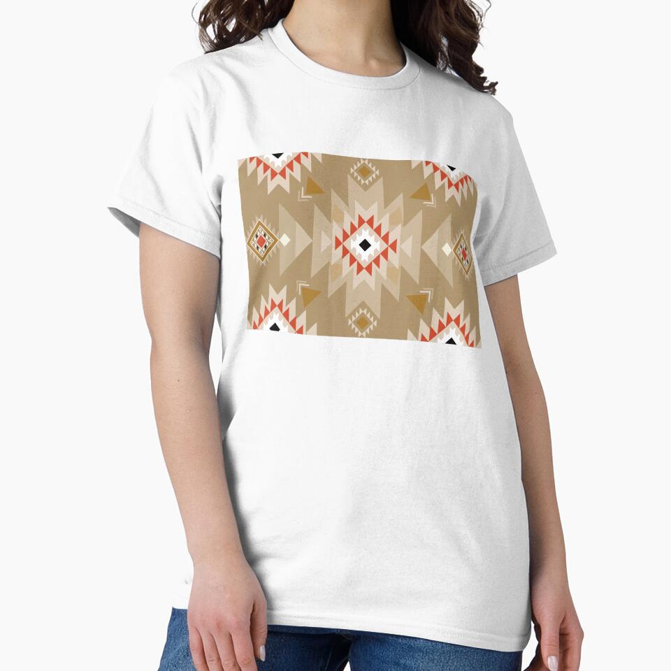 Earth‑Tone Geometric Tribal Pattern by PAWIRADA