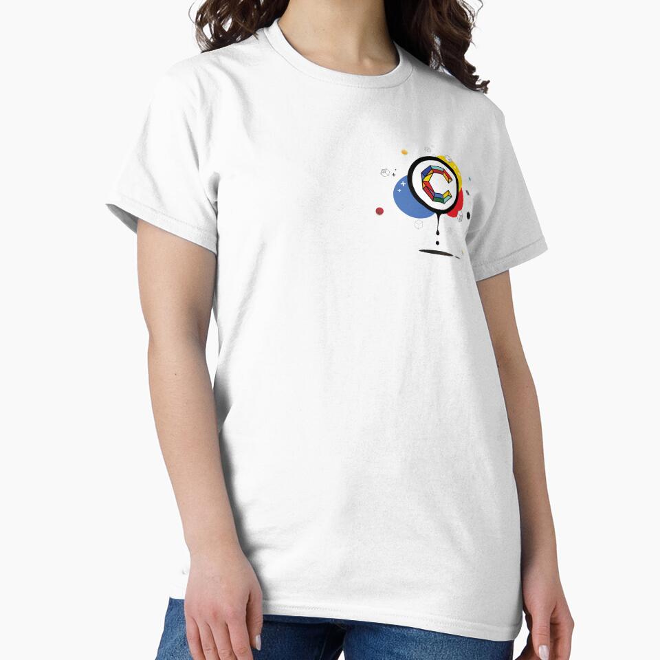 C monogram in primary by PoppyGarden Unisex , , , Long Sleeve Tee