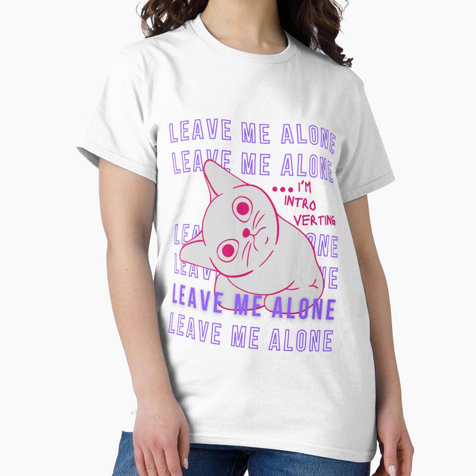 Leave me alone I'm introverting by TertlPeak by kaez Unisex , , , Long Sleeve Tee
