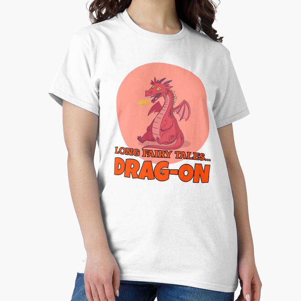 Long Fairy Tales Dragon by duke818 Unisex , , , Long Sleeve Tee
