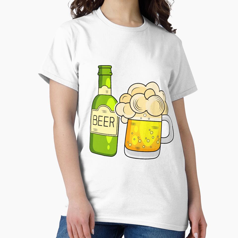 Beer Lover Retro Design by mayankdozdesign Unisex , , , Long Sleeve Tee