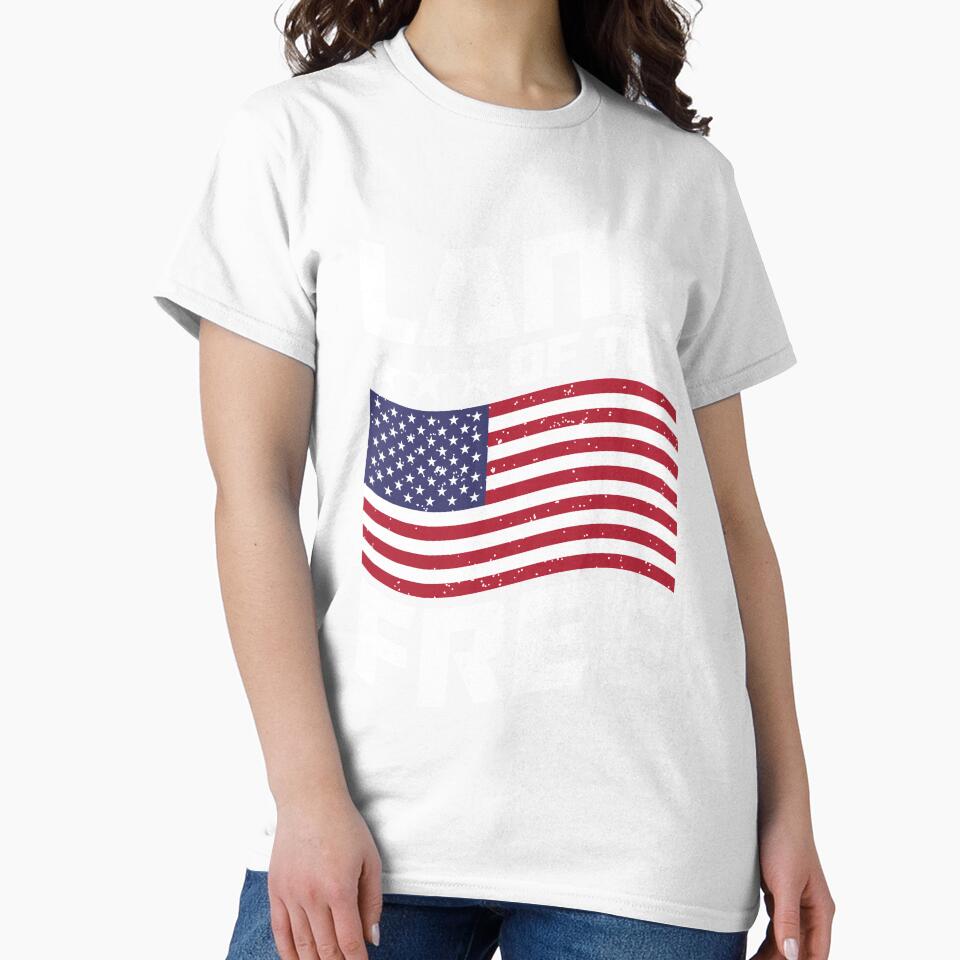 Land of the Free | USA for Men and Women by AllStarMerch Unisex , , , Long Sleeve Tee