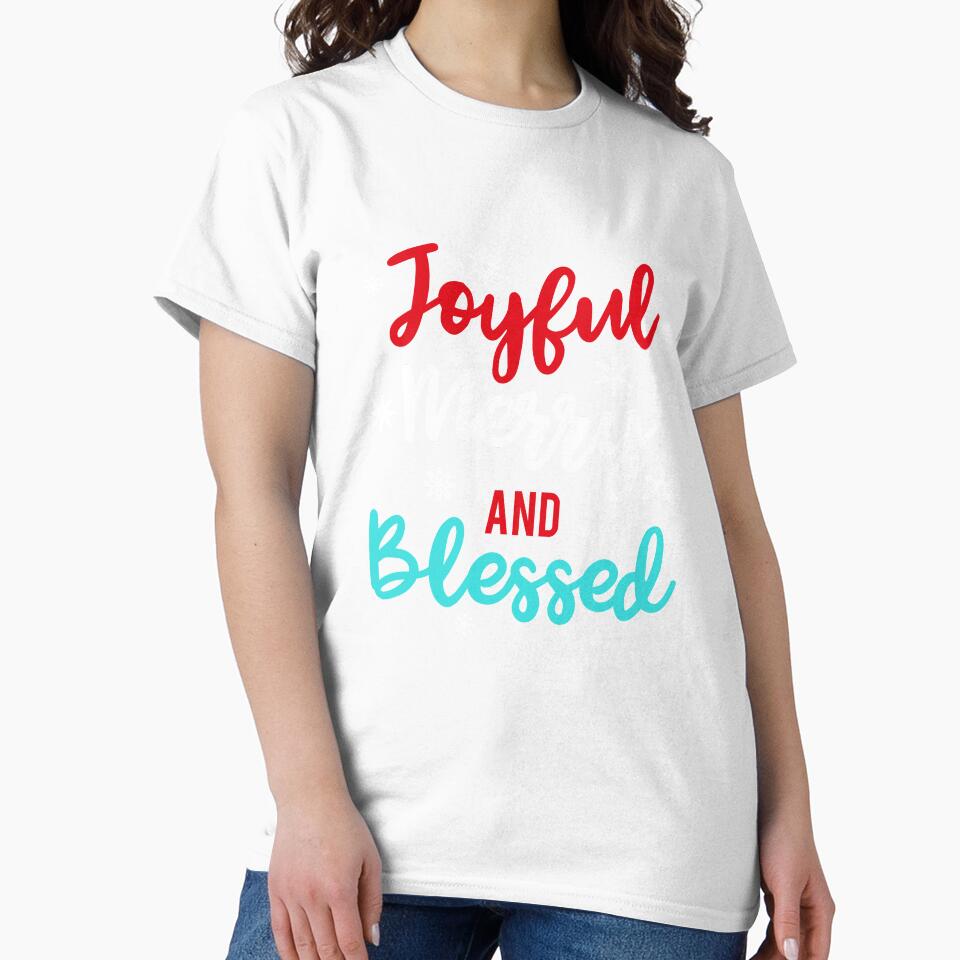 Joyful Merry and Blessed Holiday by AllStarMerch Unisex , , , Long Sleeve Tee
