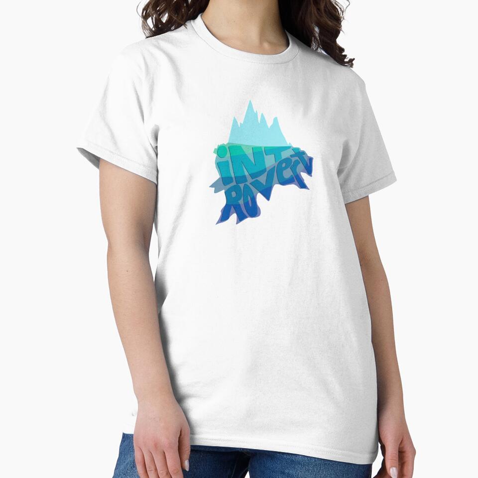Introverts Are Icebergs by jabberdashery Unisex , , , Long Sleeve Tee