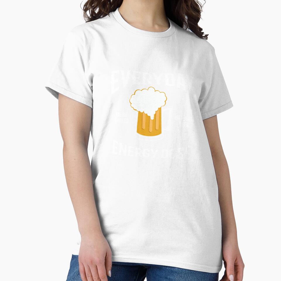 Everyday Energy Dose Beer by Khushi Graphics Unisex , , , Long Sleeve Tee
