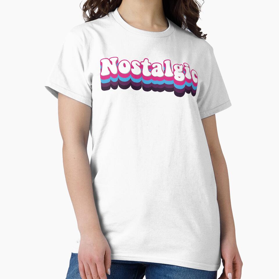 Nostalgic - 80s by Whimsical Thinker Unisex , , , Long Sleeve Tee