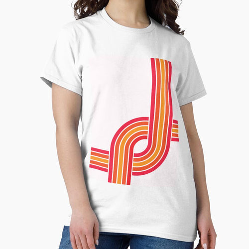 70s Retro Lines Pink and Yellow by DesignsArtColor
