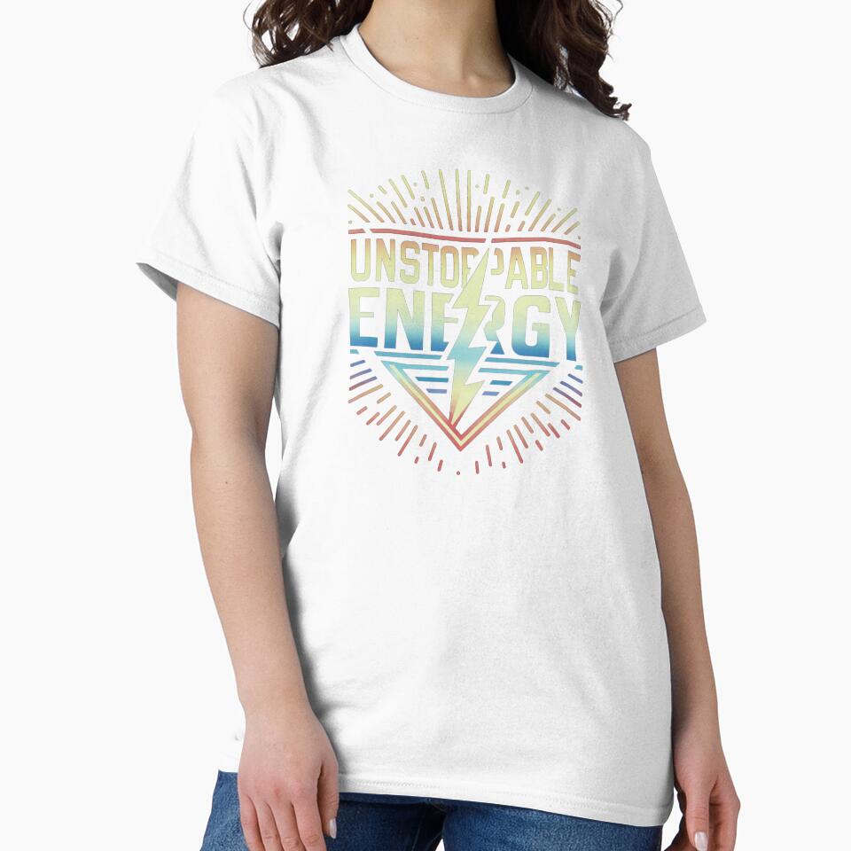 Unstoppable Energy - Neon Charge by IConnect Unisex , , , Long Sleeve Tee