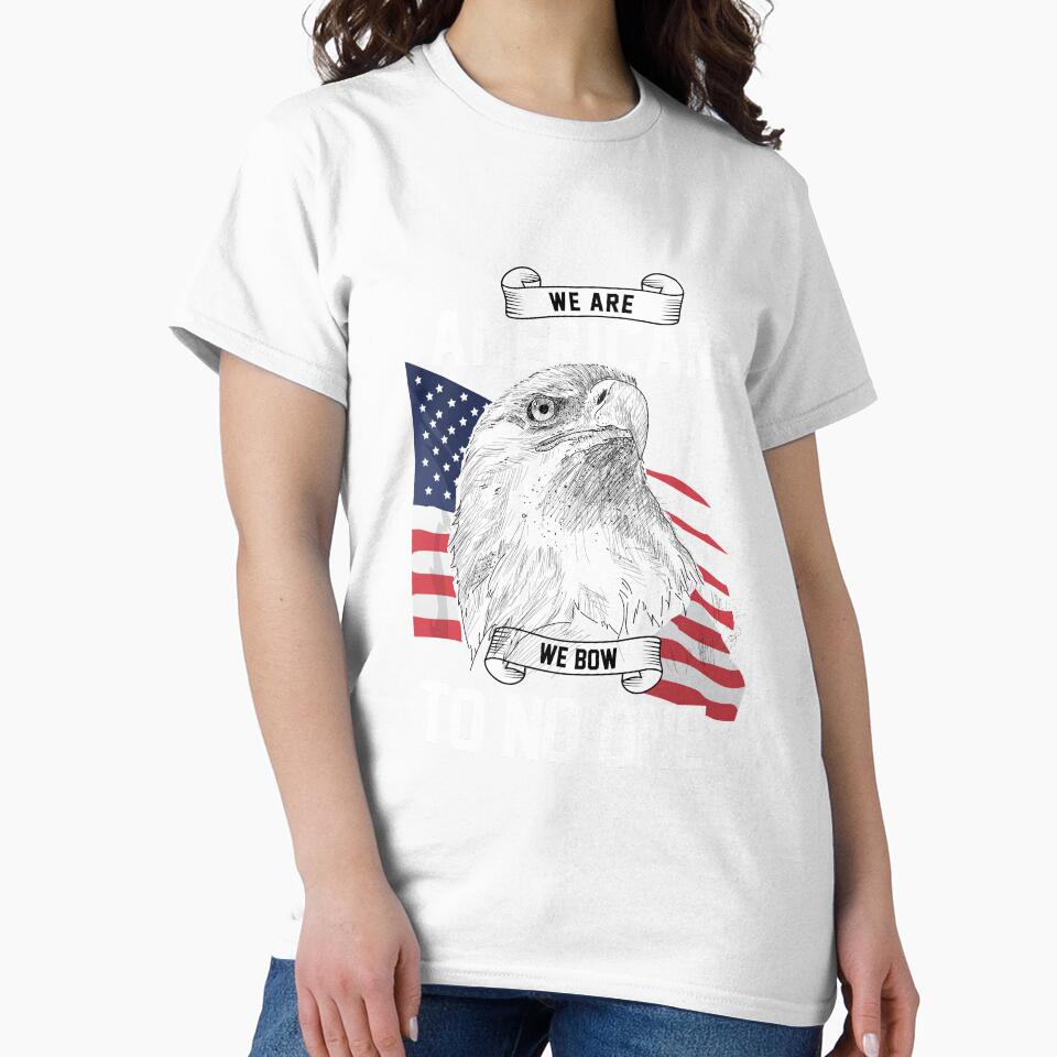 We Are Americans We Bow To No One by AllStarMerch Unisex , , , Long Sleeve Tee