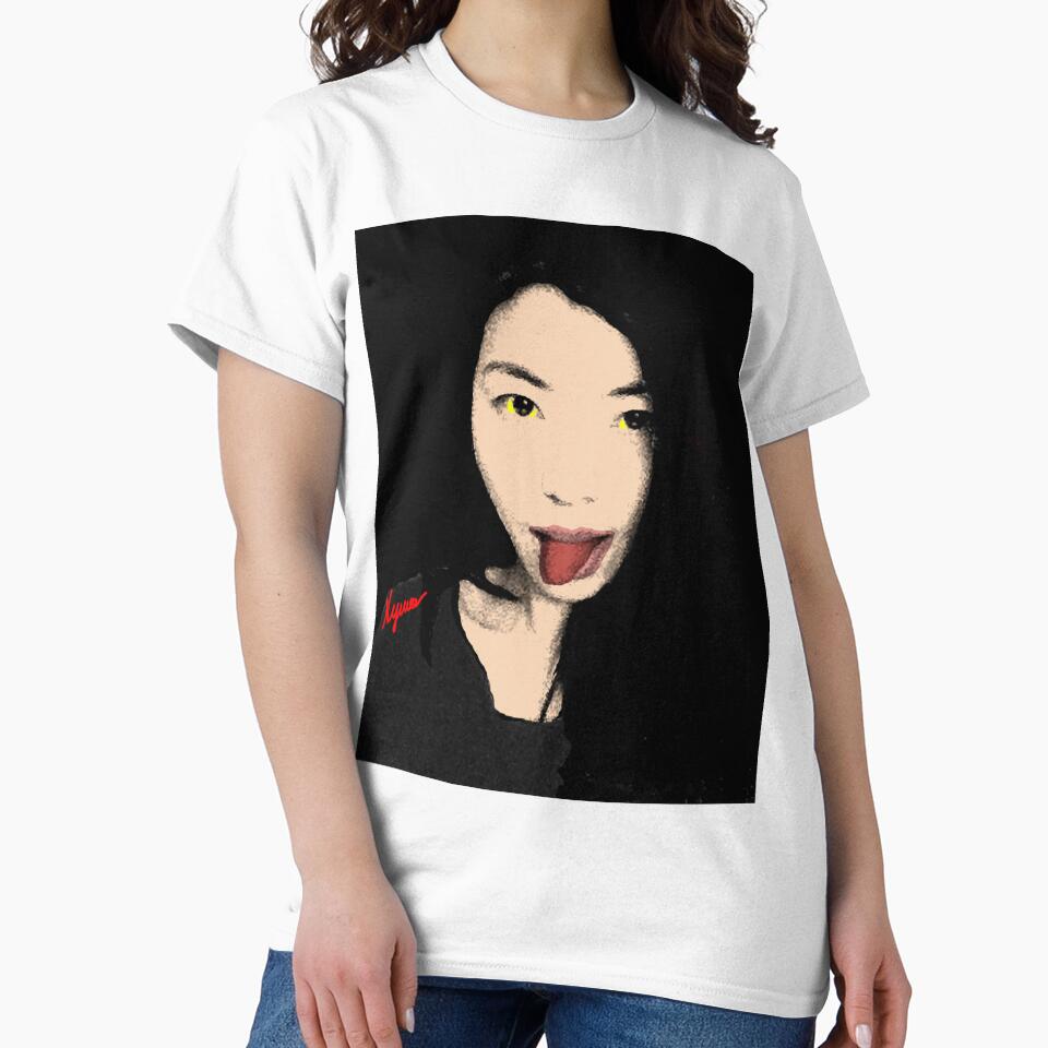 FUNNY GIRL - Pop art tongue by NYWA-ART Unisex , , , Long Sleeve Tee