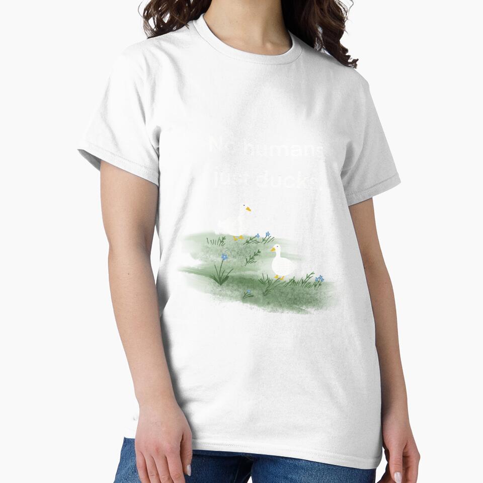 No Humans, Just Ducks by NoHumansBrand Unisex , , , Long Sleeve Tee