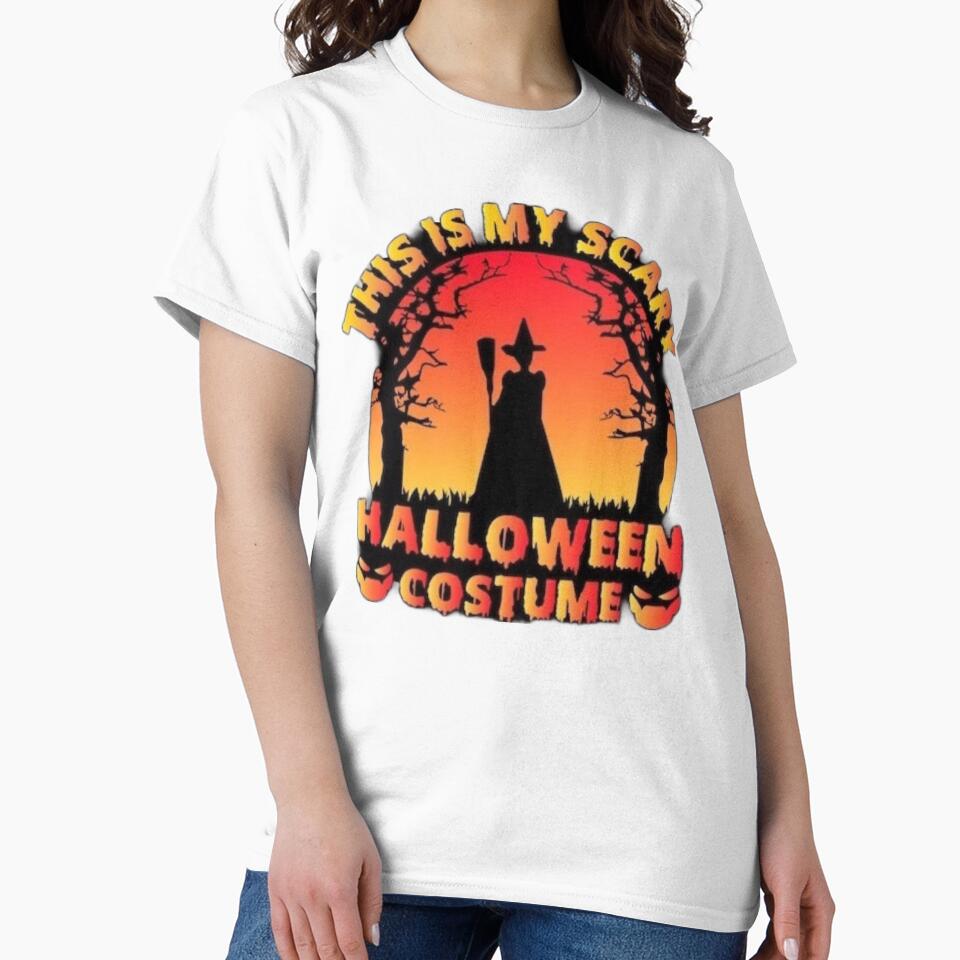 Halloween costume with 3D words premium by Domrachid Unisex , , , Long Sleeve Tee