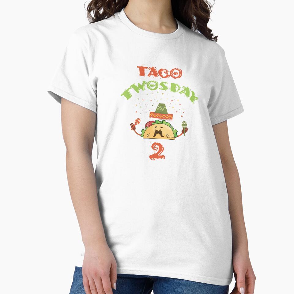 Tacos Taco Twosday 2 Festive Birthday Gift by haselshirt Unisex , , , Long Sleeve Tee