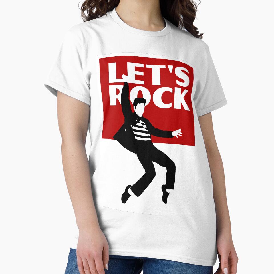 Rock and Roll Jailhouse Elvis Minimalist art by YouNeedKitch