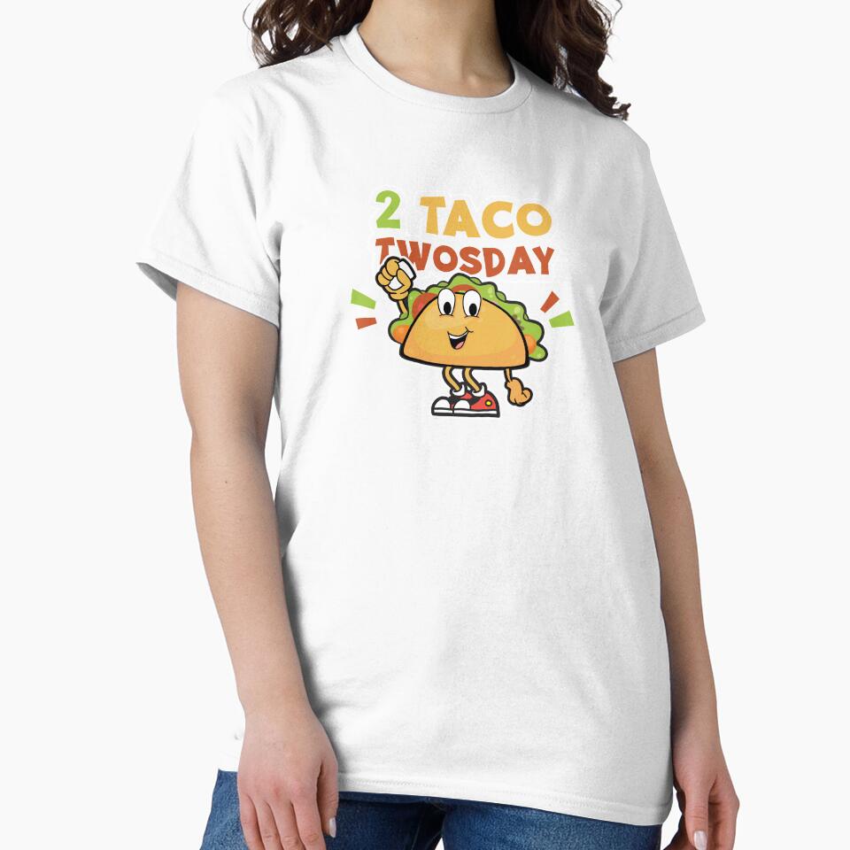 Tacos 2 Taco Twosday Birthday Gift by haselshirt Unisex , , , Long Sleeve Tee