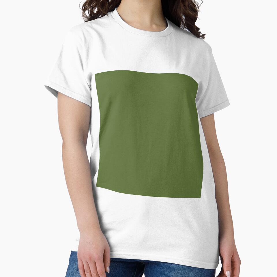 color dark olive green by kultjers Unisex , , , Long Sleeve Tee
