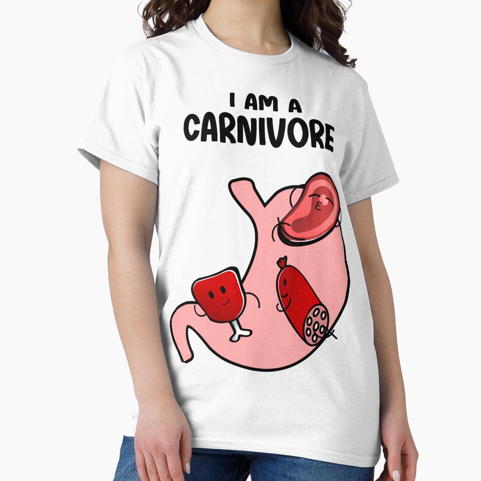 I am a Carnivore by MYWorldity Unisex , , , Long Sleeve Tee