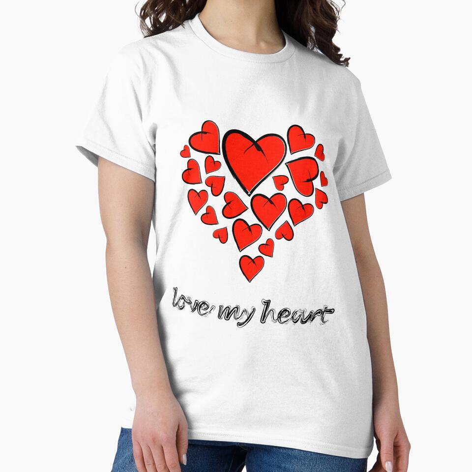 Heartinella - flying hearts with text by Cersatti Unisex , , , Long Sleeve Tee