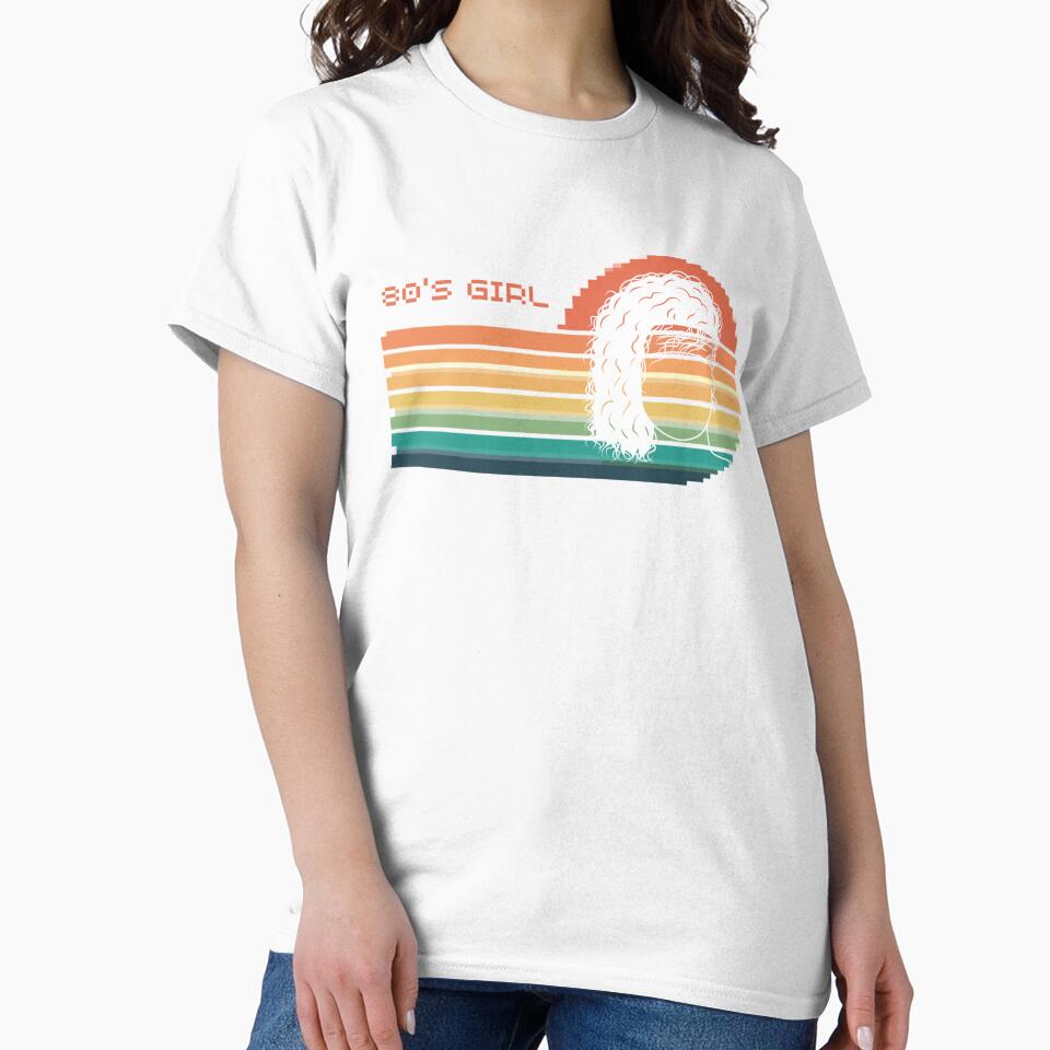 80's Girl 2 by AlpacaSmokes Unisex , , , Long Sleeve Tee