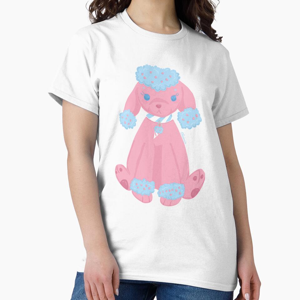 Cotton Candy Poodle by Bre-Bug-242 Unisex , , , Long Sleeve Tee
