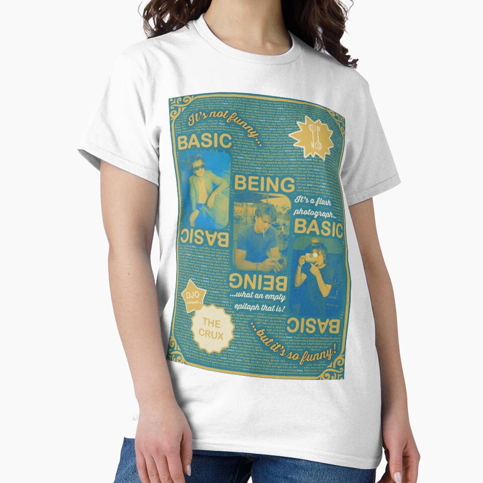 Basic Being Basic Djo by SocolaDesigns Unisex , , , Long Sleeve Tee
