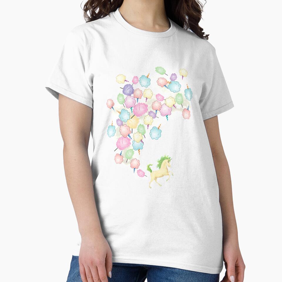The Unicorn Fart - Cotton Candy by Graf Unisex , , , Long Sleeve Tee