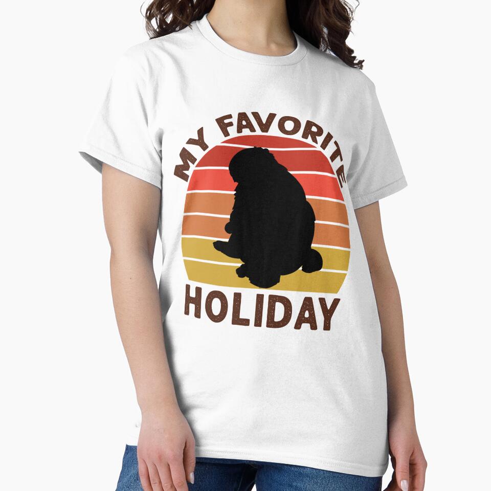 My Favorite Holiday Ground Hog - Funny Groundhog Day by Masaw